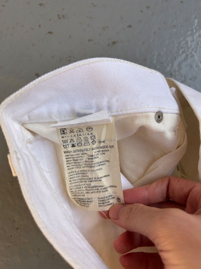 パンツ helmut lang 2003ss scissors denim 29