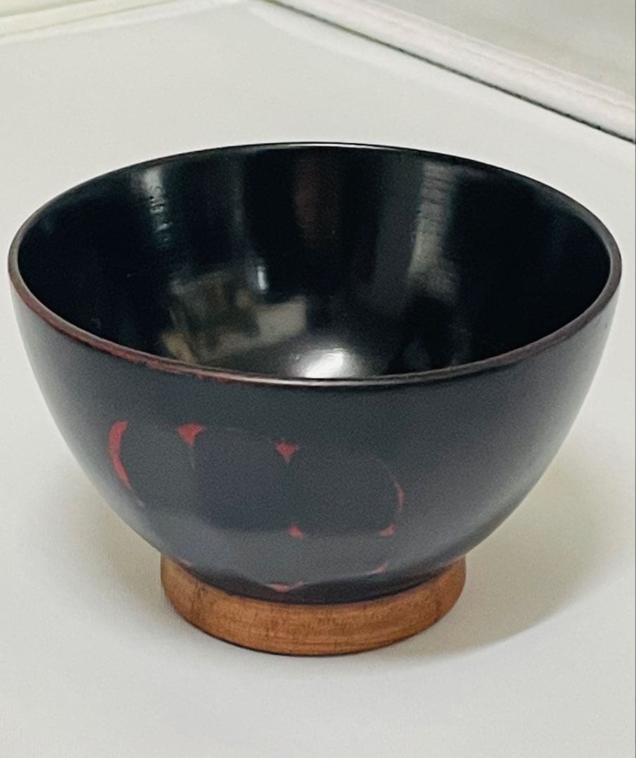 未使用品銘々木製漆器椀 5個セット
