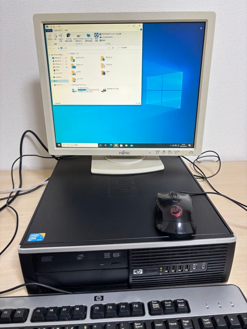 実働品値引可HP Compaq6000Pro E7500☆Win10♪ 付属品付
