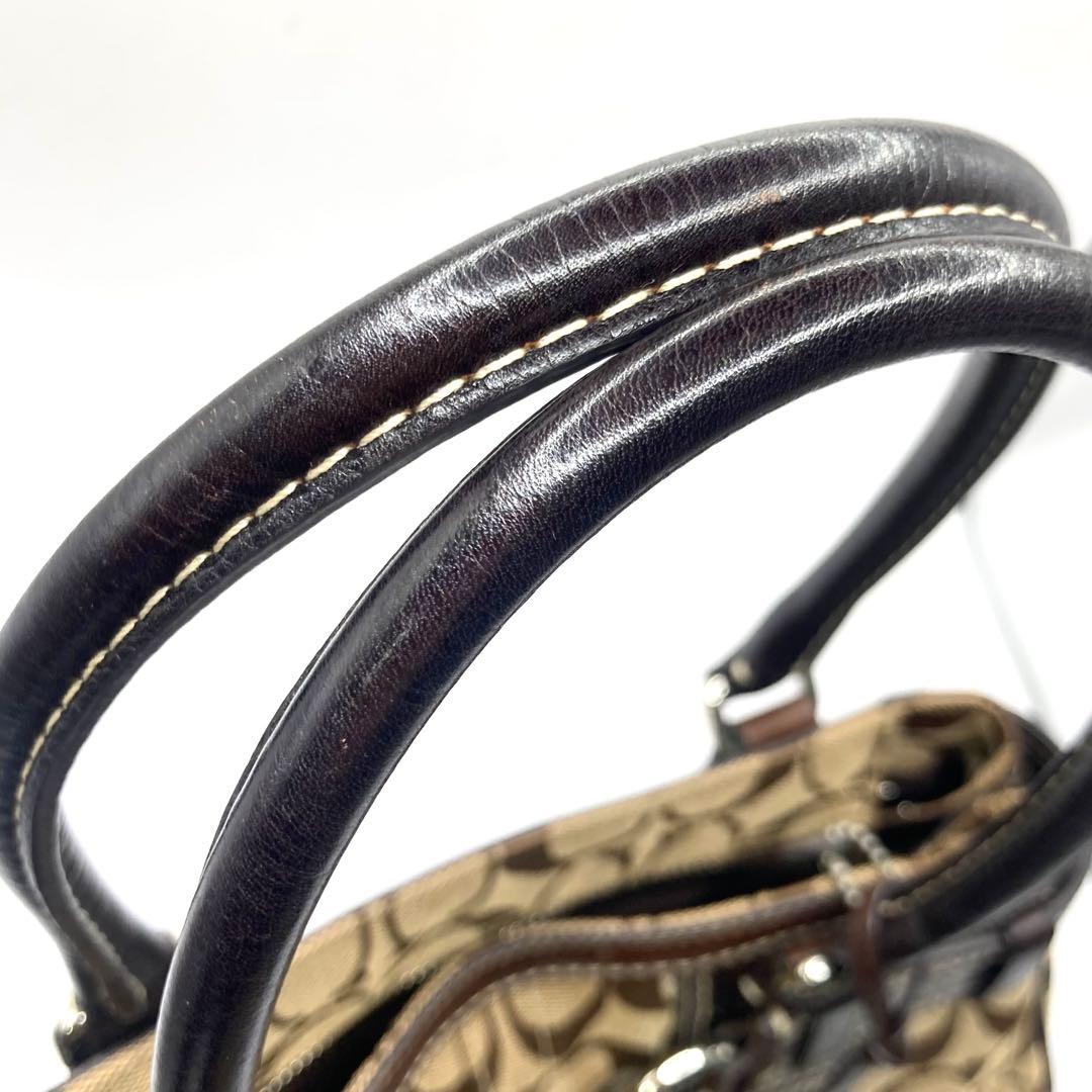 B コーチ　COACH. ハンドバッグ ベージュ/ブラウン　10245