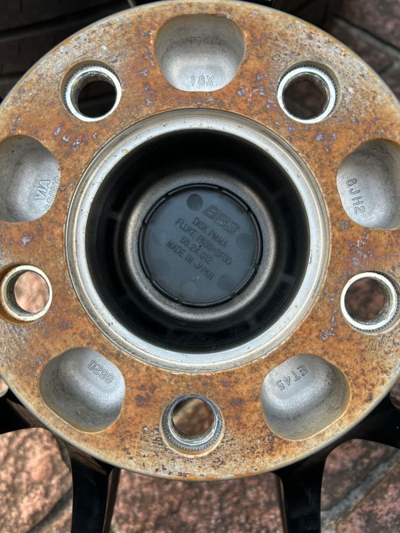 BBS製18インチ・8Jタイヤホイールセット