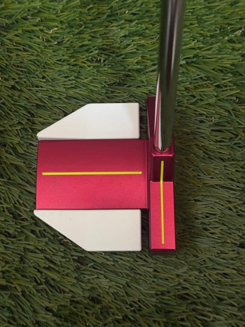 キャスコ　Red 9 パター デルタフェース ホワイト/レッド