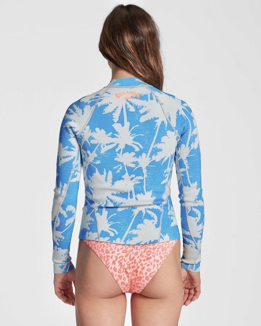 新品 ビラボン レディース 長袖タッパー フロントジップ ウェットスーツ