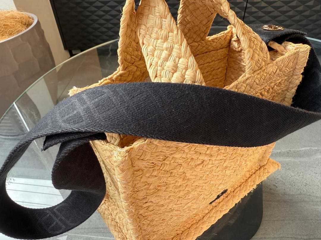 PATOU パトゥ ラフィア JPトート スモール