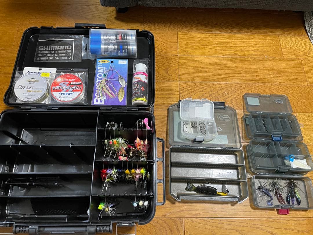 バス釣り引退セット（写真全部）※新品多数※