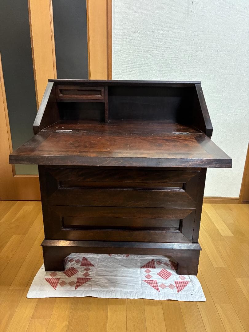 030 松本民芸家具 高山式ライティングビューロー