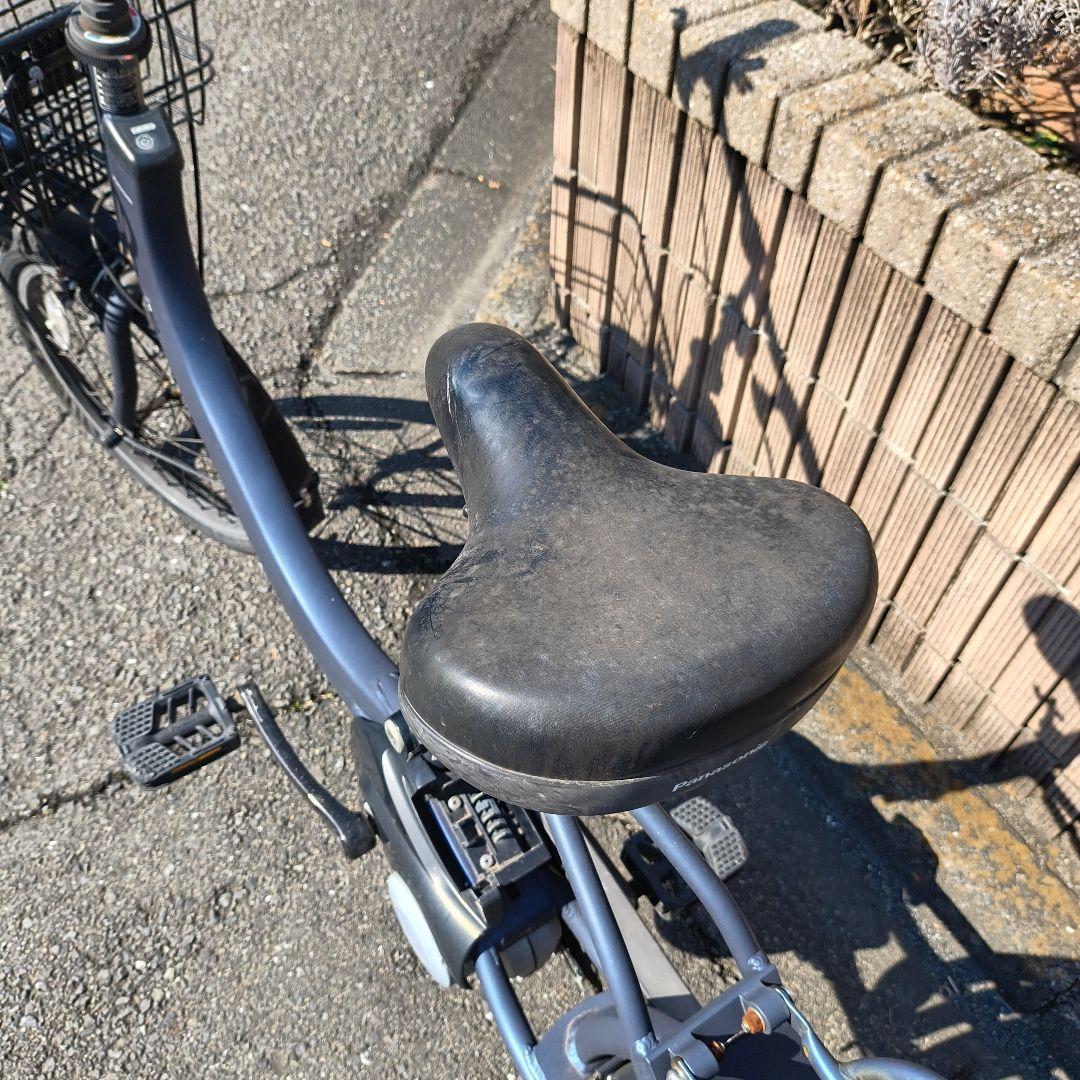 電動アシスト自転車 シティタイプ グレー 前バスケット付き