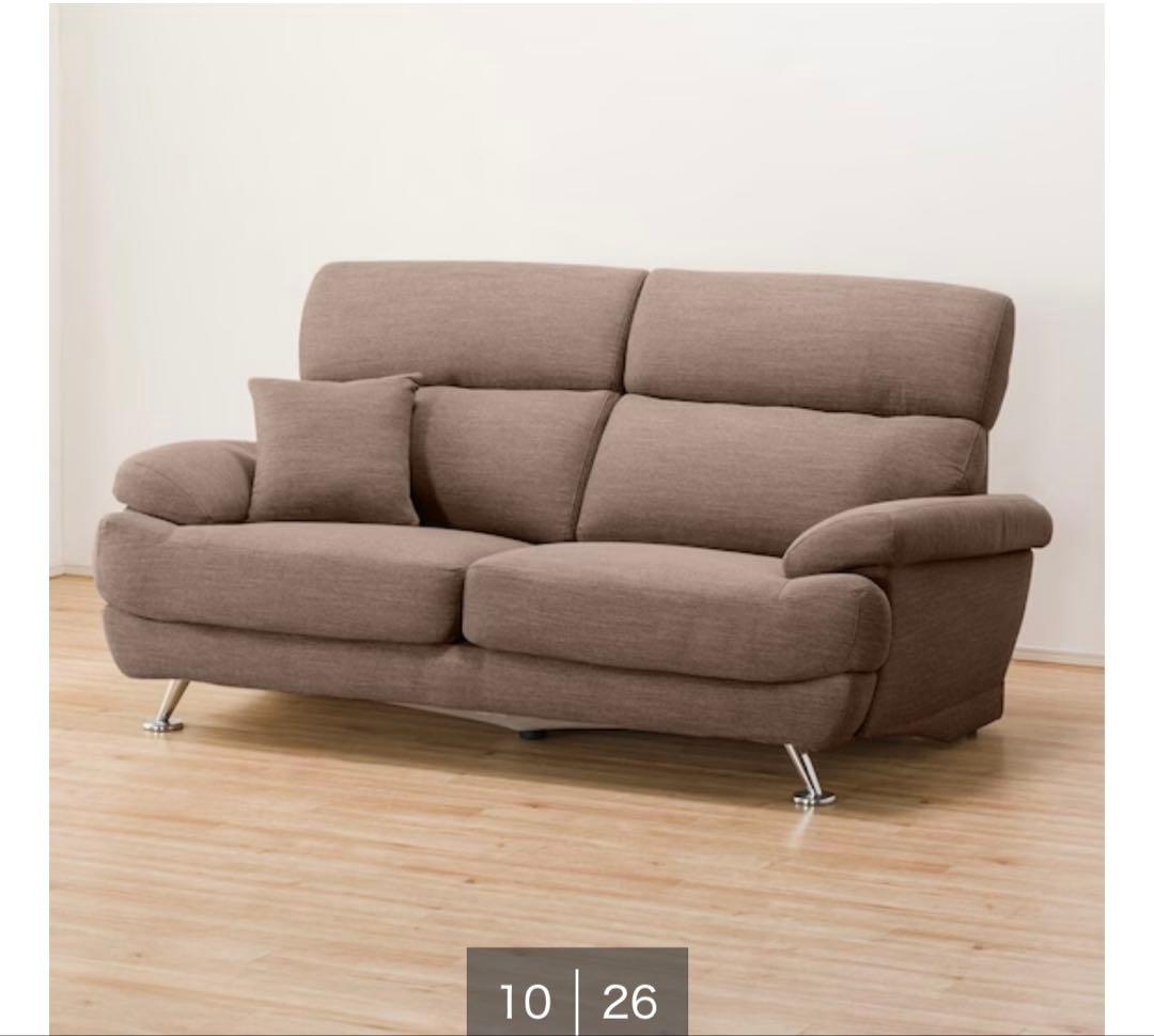 松下五段　ニトリ 3人用ソファ キャッツ3 ベージュ