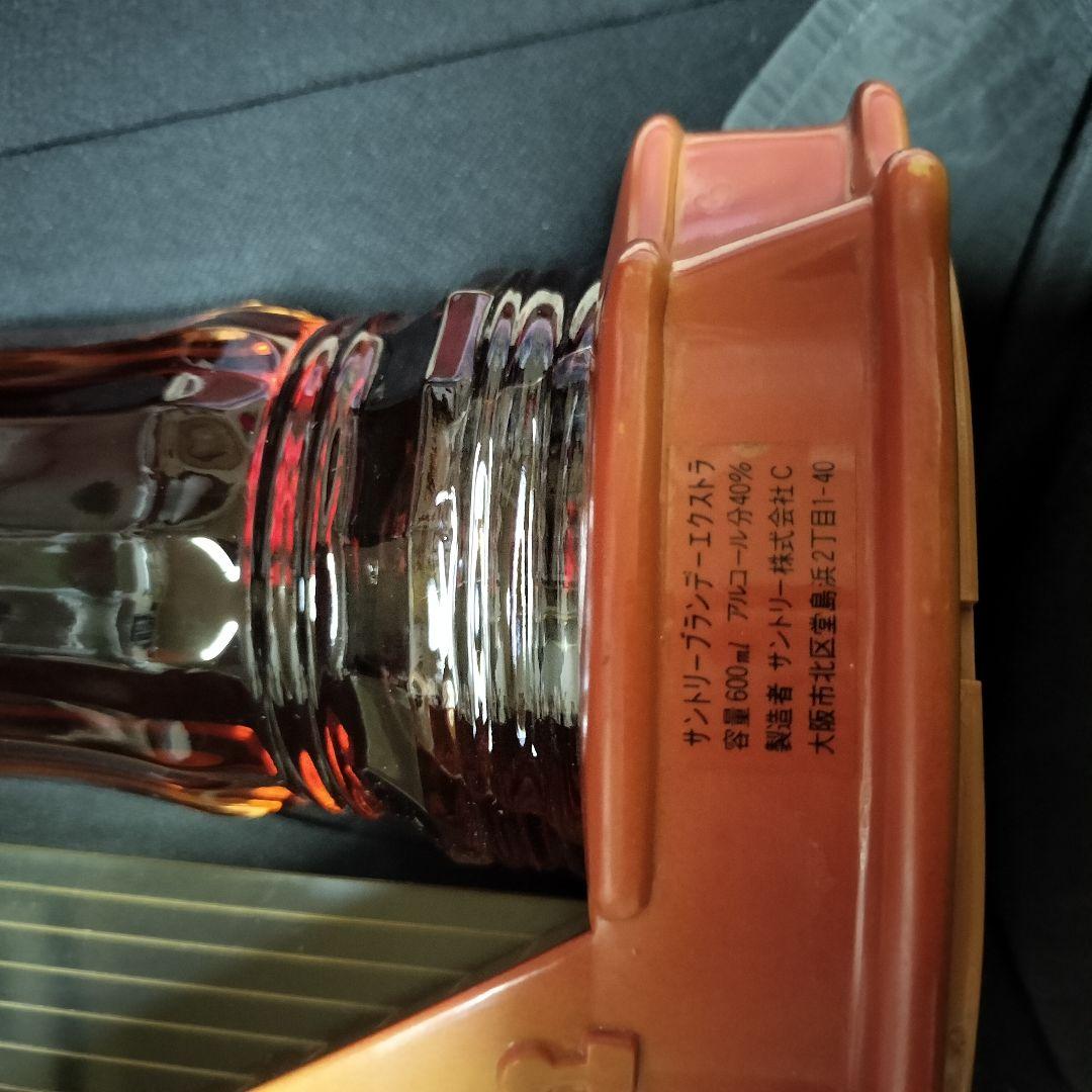 サントリー　EXTRA ハープ型ブランデー瓶