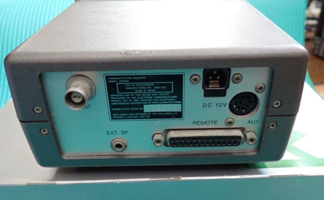 【改造あり】AOR AR-3000 広帯域受信機