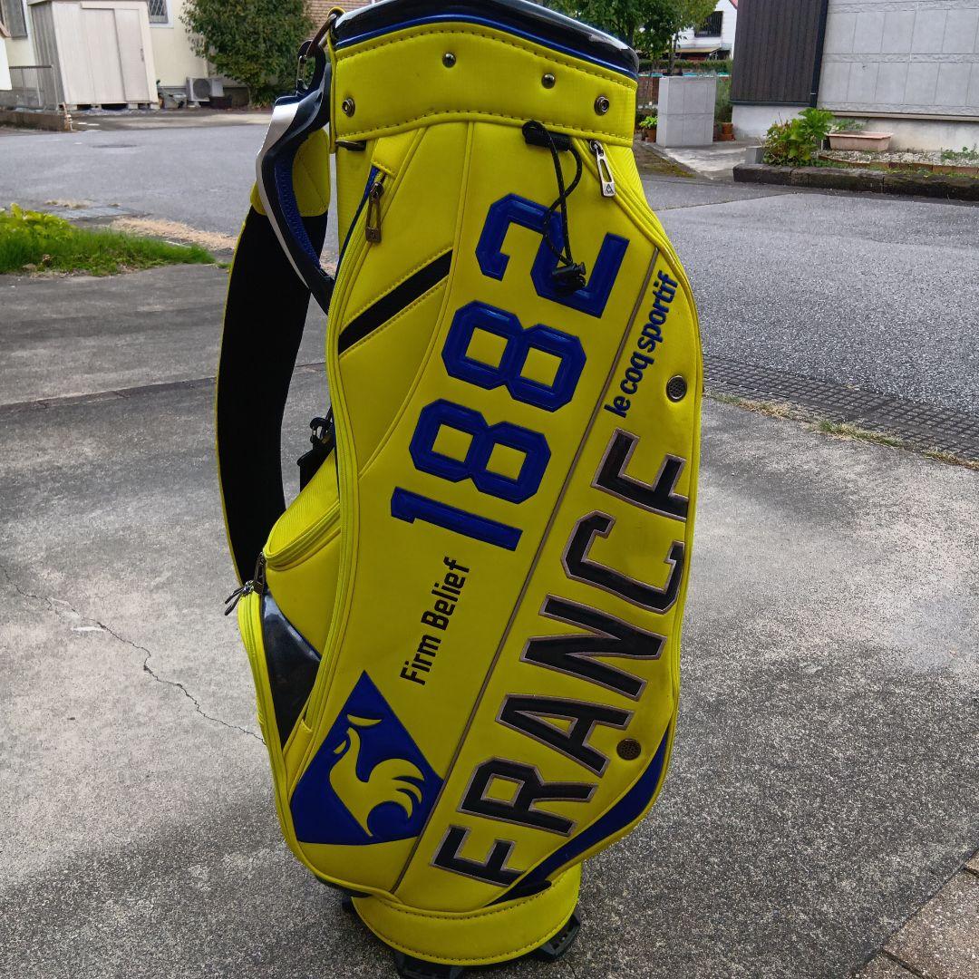 le coq sportif FRANCE 1882 ゴルフバッグ　イエロー