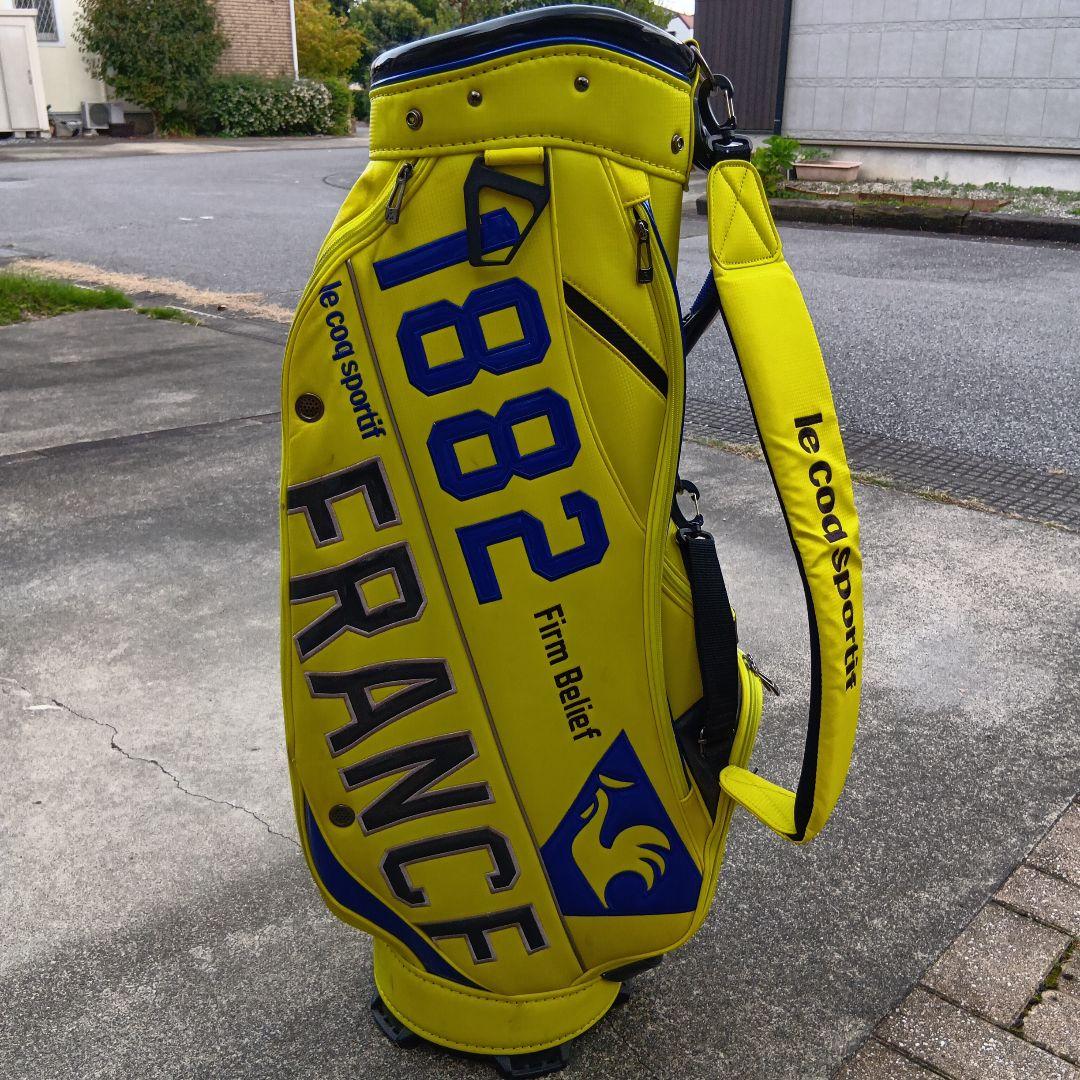 le coq sportif FRANCE 1882 ゴルフバッグ　イエロー