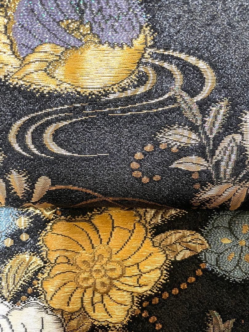 ♦️逸品　辻ヶ花模様　二重太鼓の作り帯