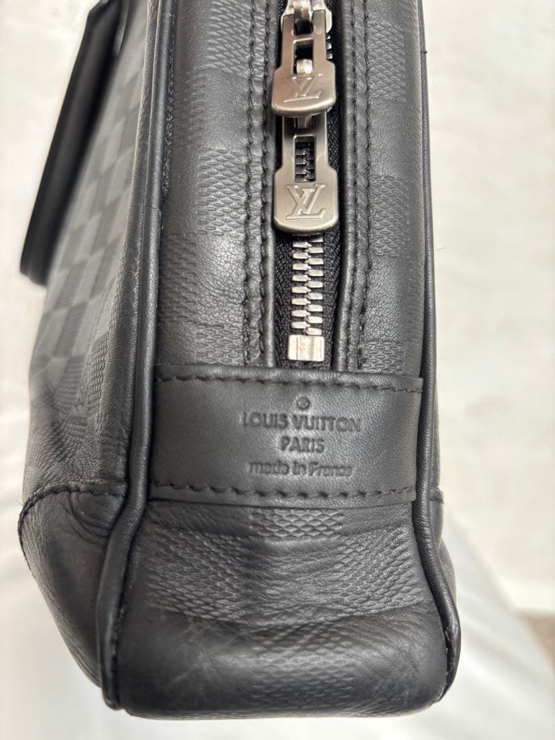 ルイヴィトン ダミエアンフィニ ポルトドキュマン　ヴォワヤージュ ブラック