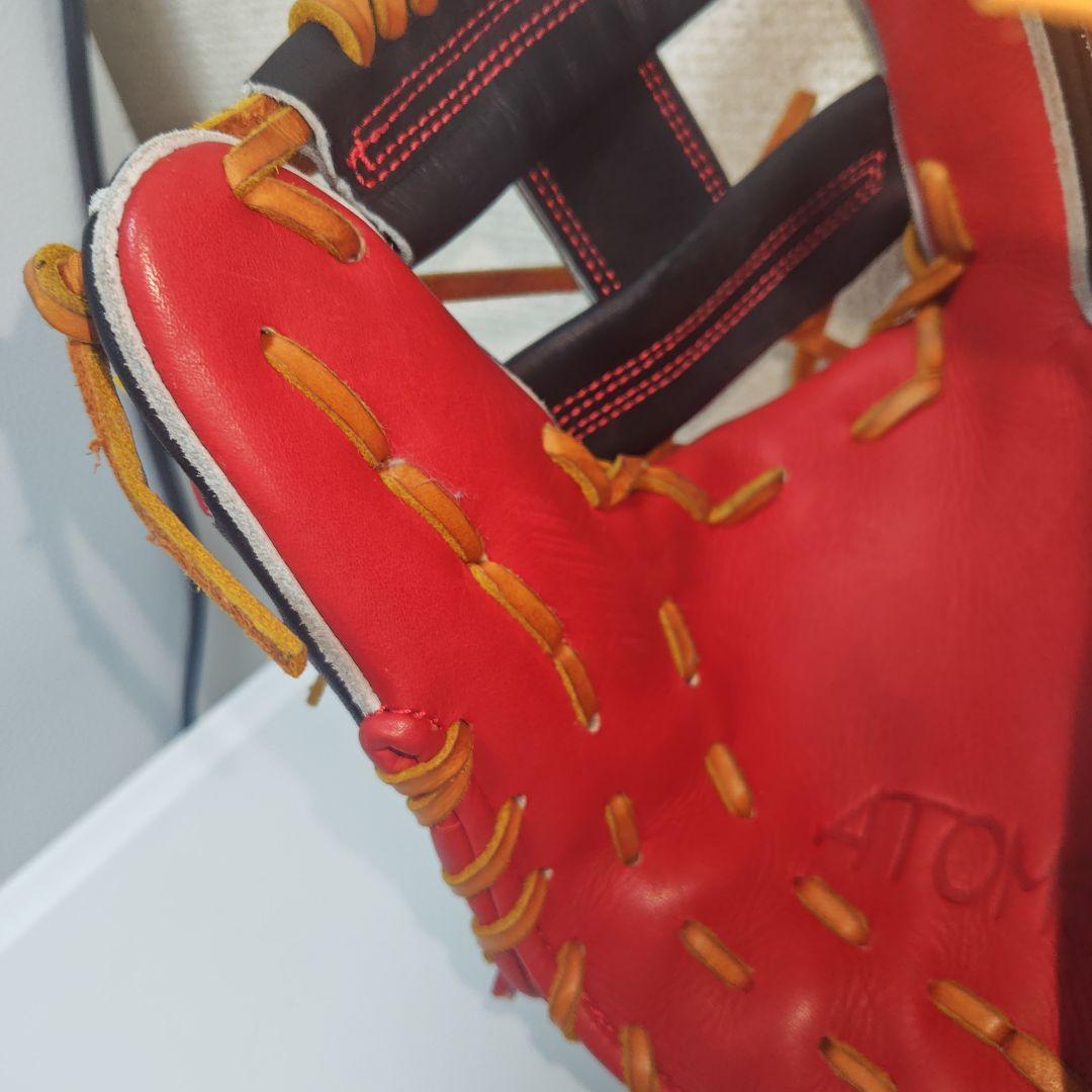 アトムズ 軟式 内野手用 グローブ 野球 限定品 袋付き