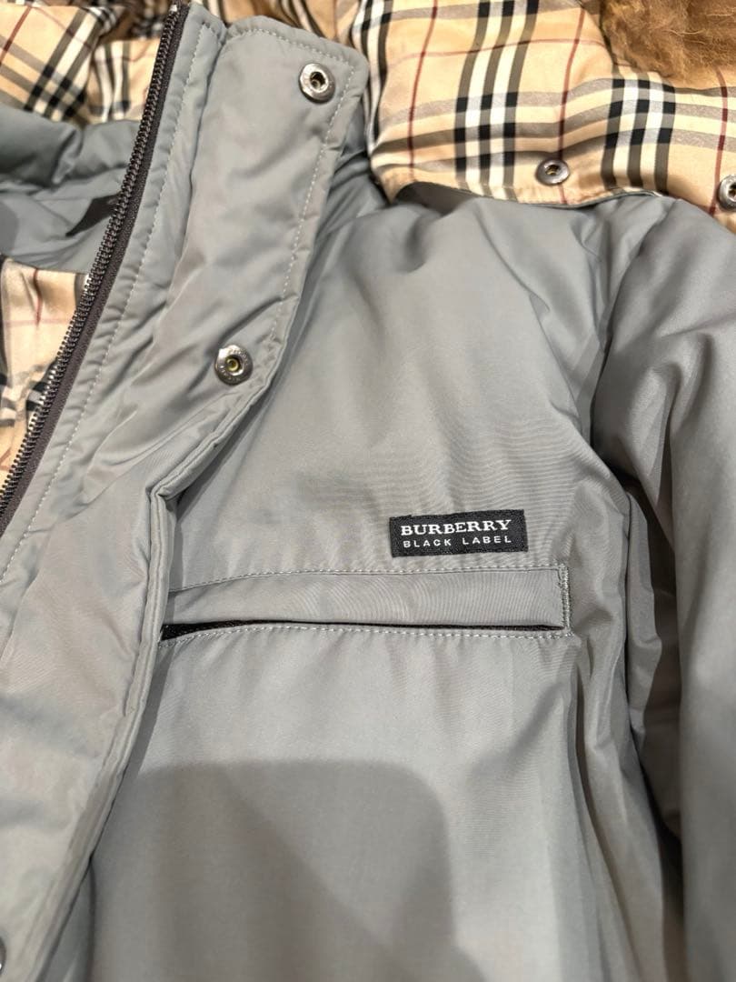 海人⭐︎島人 BURBERRY BLACK LABEL バーバリー中綿コート