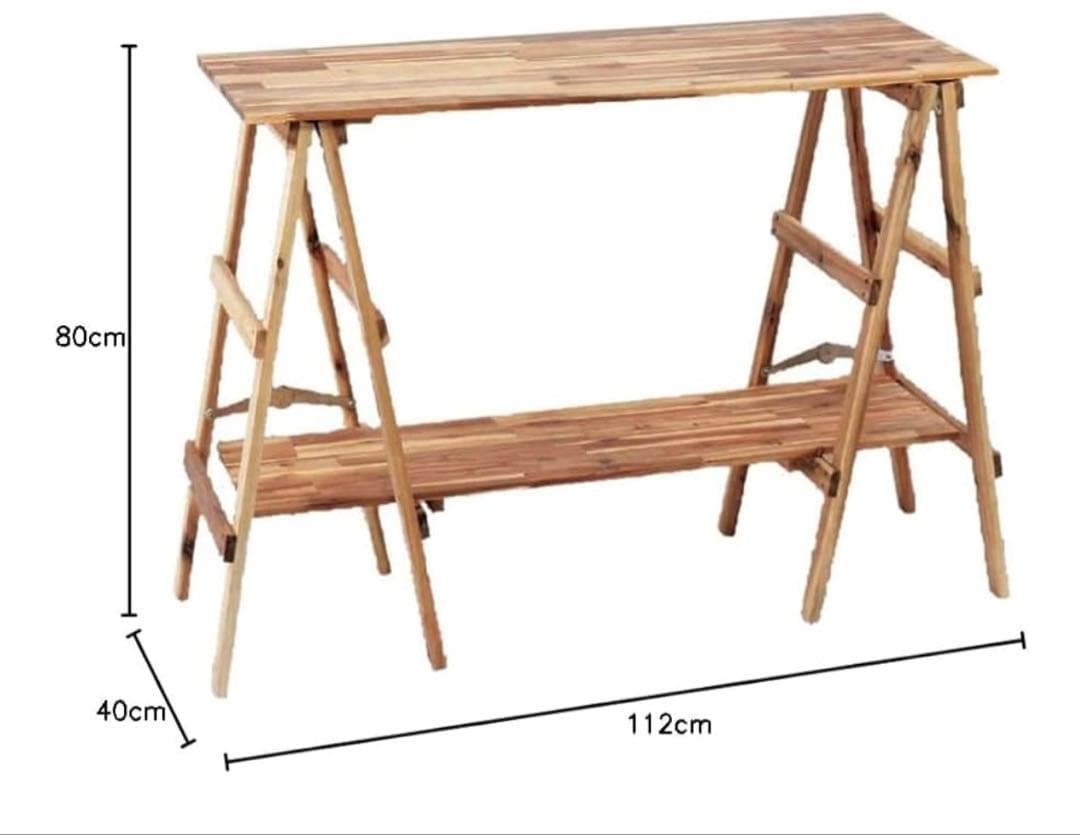 ビジョンピークス　キッチンテーブルアカシア キッチンラックVP160404I01