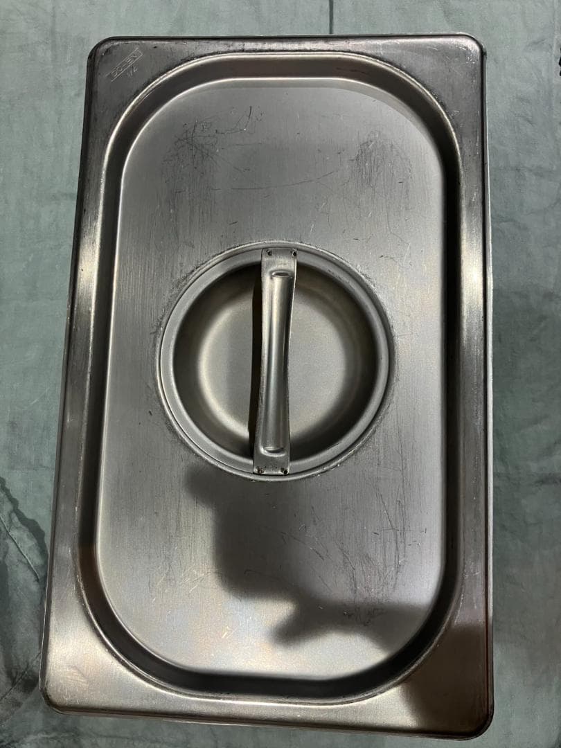 ステンレス製アイス・ジェラート保存容器4個セット　中古品