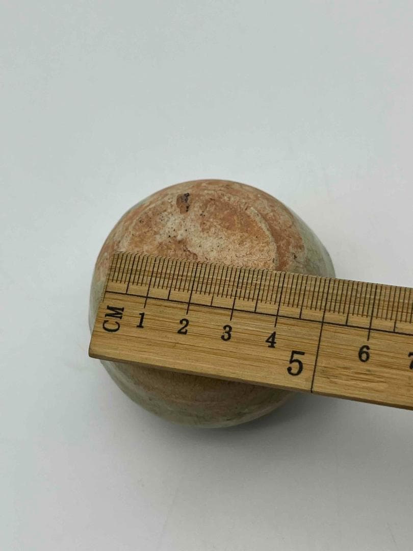 宋時代 青磁 越州窯　刻花卉文共蓋壺　蓋付き、 刻蓮花朱泥盒 香盒(F-86)