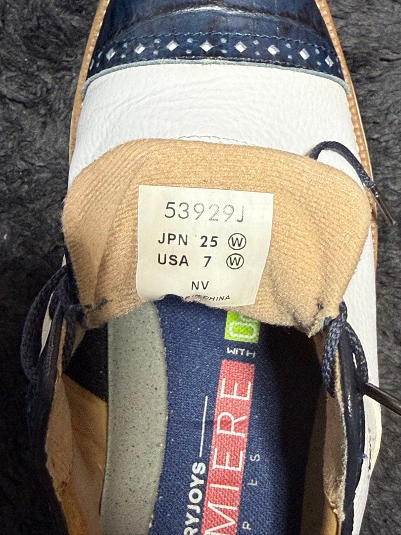 フットジョイ　FOOTJOY ゴルフシューズ ホワイト/ネイビー