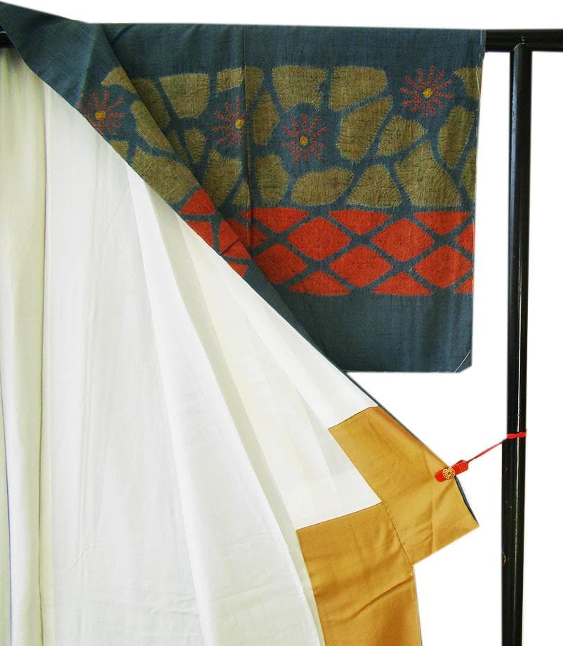 値下げ交渉ＯＫ！紬地 絞り入り 訪問着 正絹 Ｂ７６８