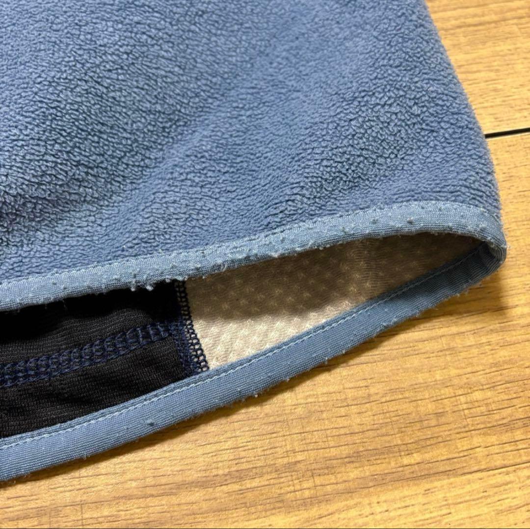 パタゴニア 00年 usa製 フライヤーフリースベスト 刺繍ロゴ 水色 M 希少