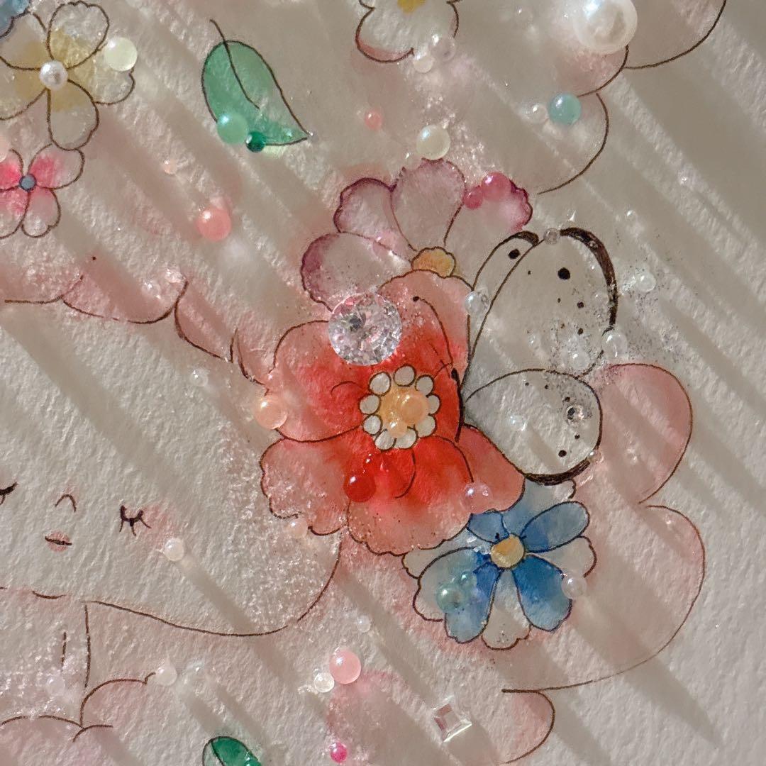 イラスト　グラスアート　水彩画　原画