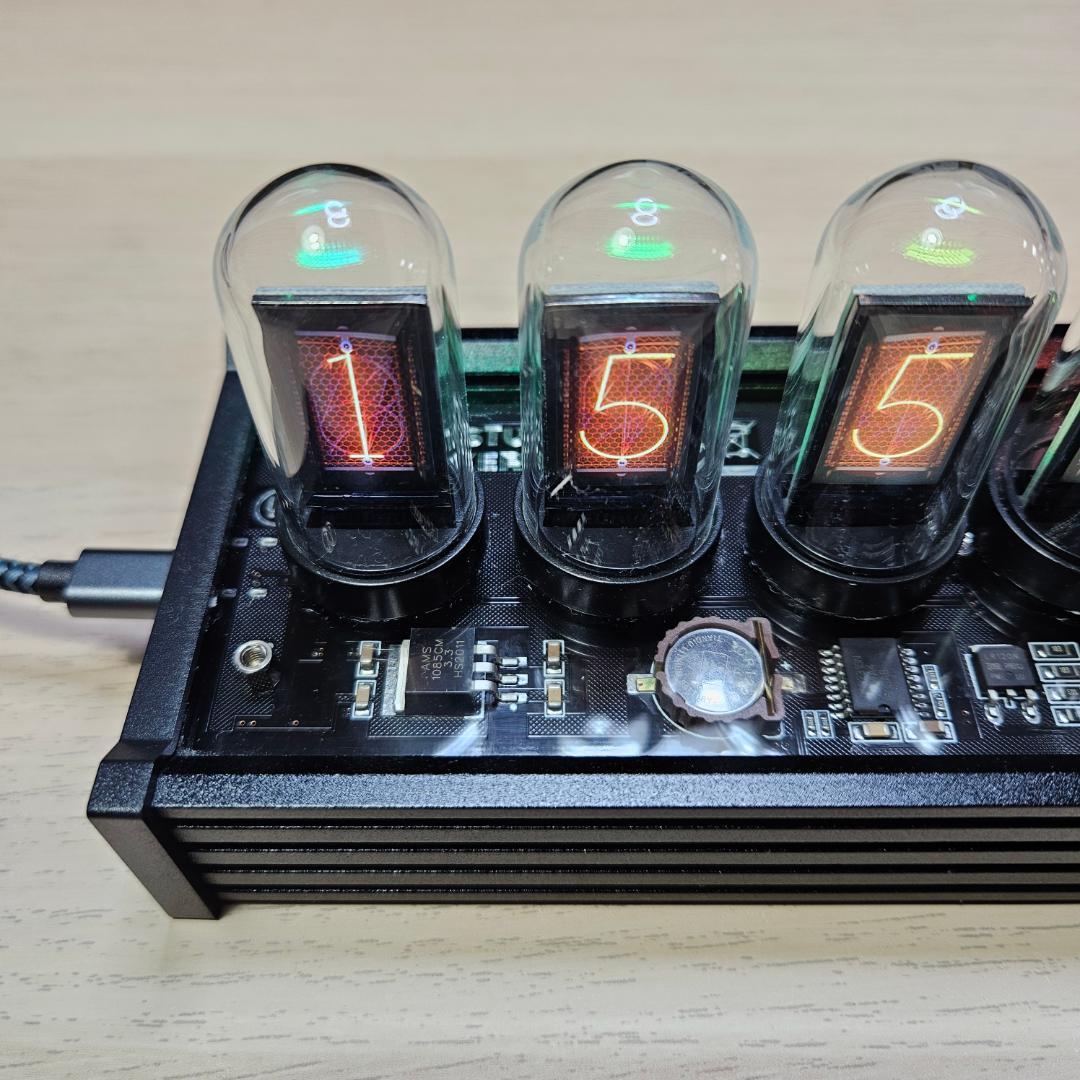 ニキシー管風デジタルクロック