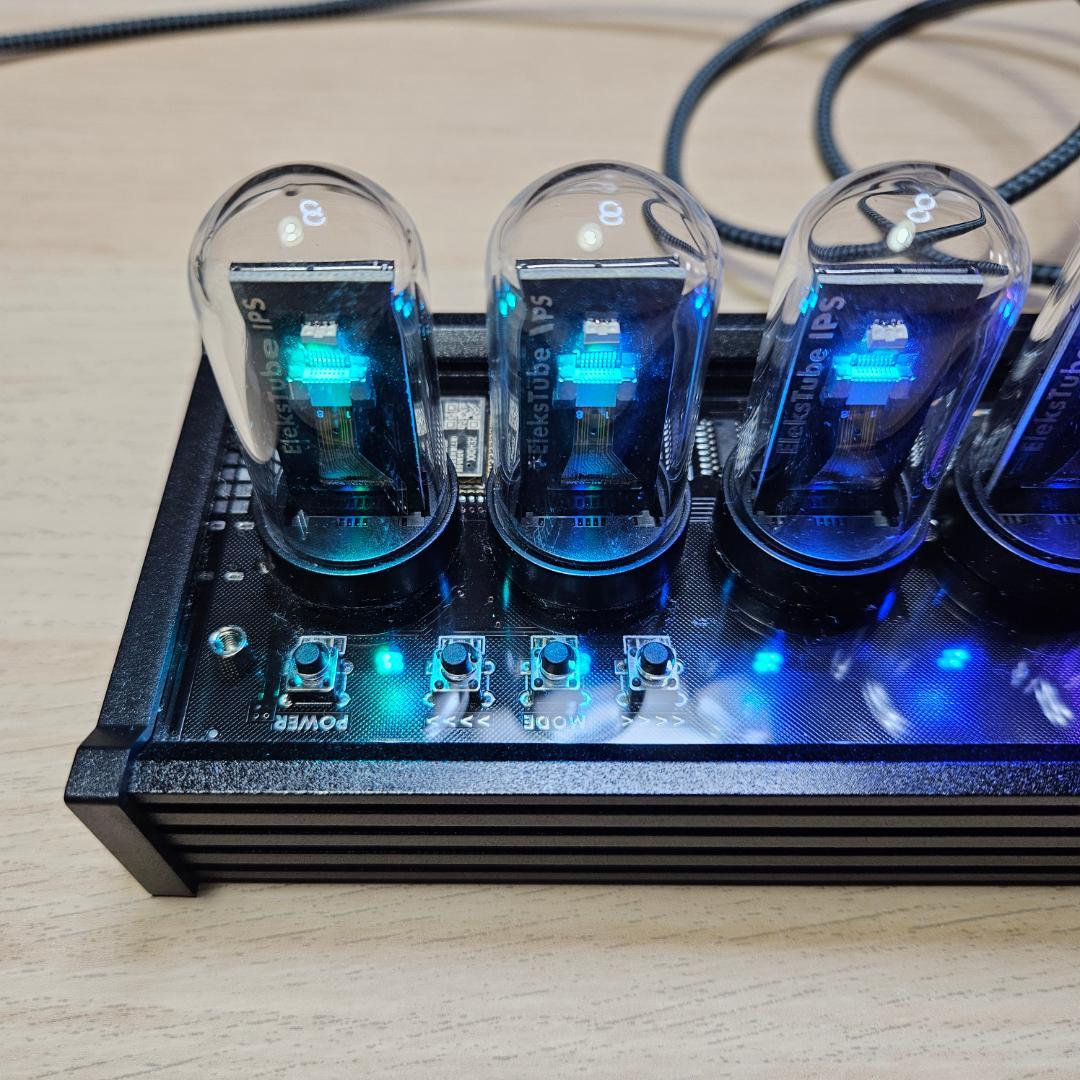 ニキシー管風デジタルクロック