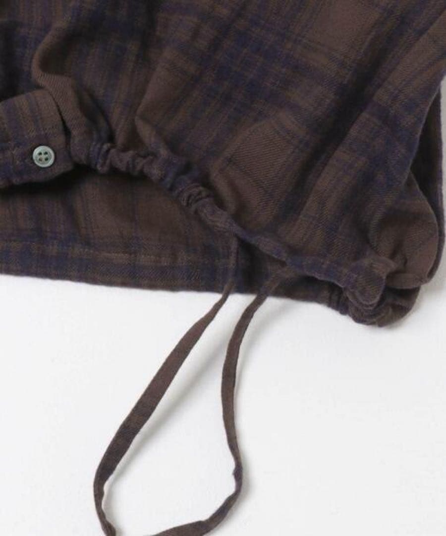 かぐれ　シャドーチェックドロストカーディガン未使用品