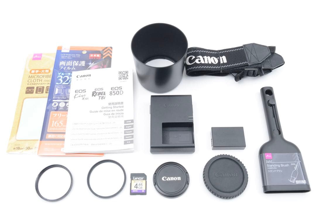 canon kiss x10i/標準&望遠&ダブルレンズセット