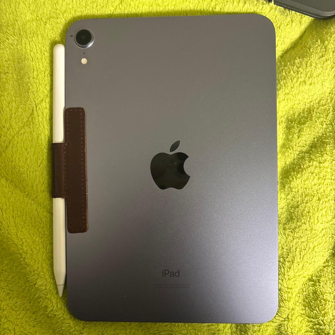 Apple iPad mini 6 本体 パープル 折りたたみカバー付き