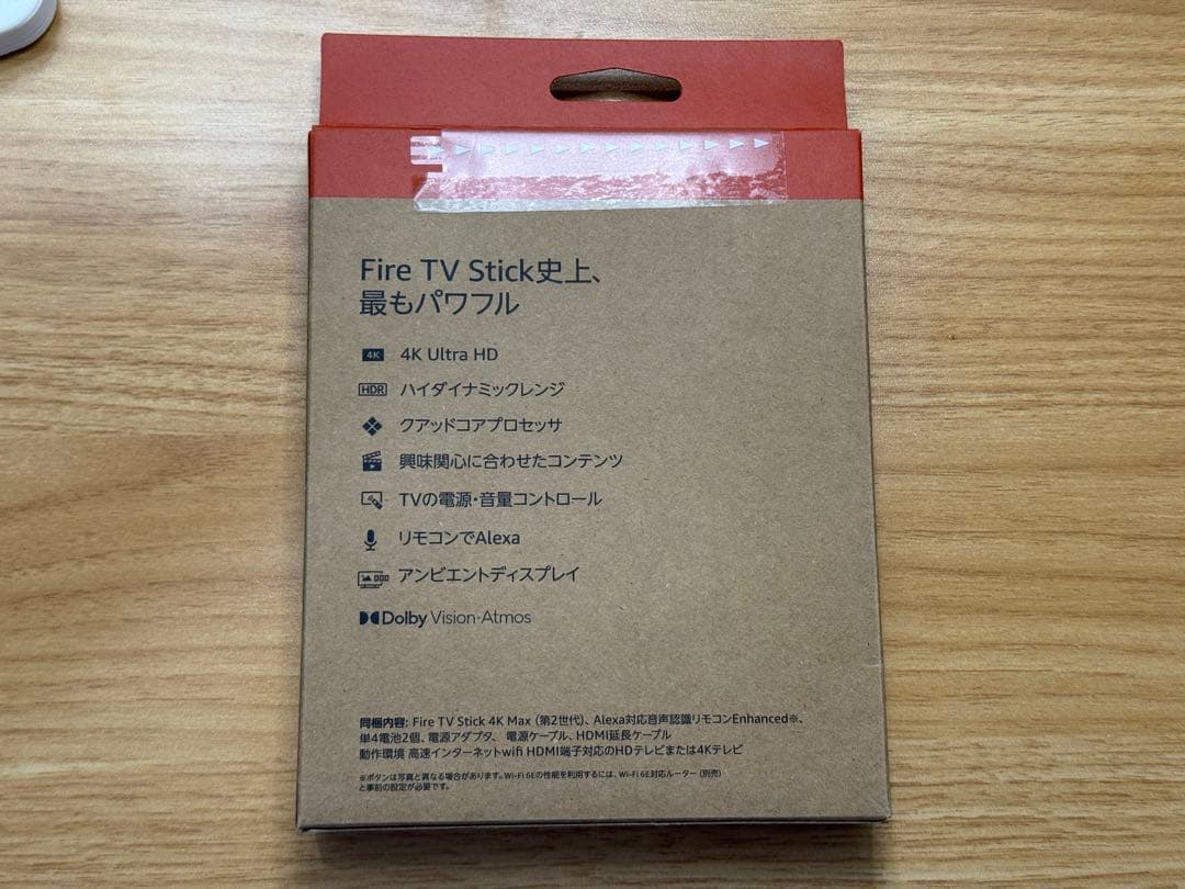 【新品】新型Amazon Fire TV Stick 4K Max 16GB