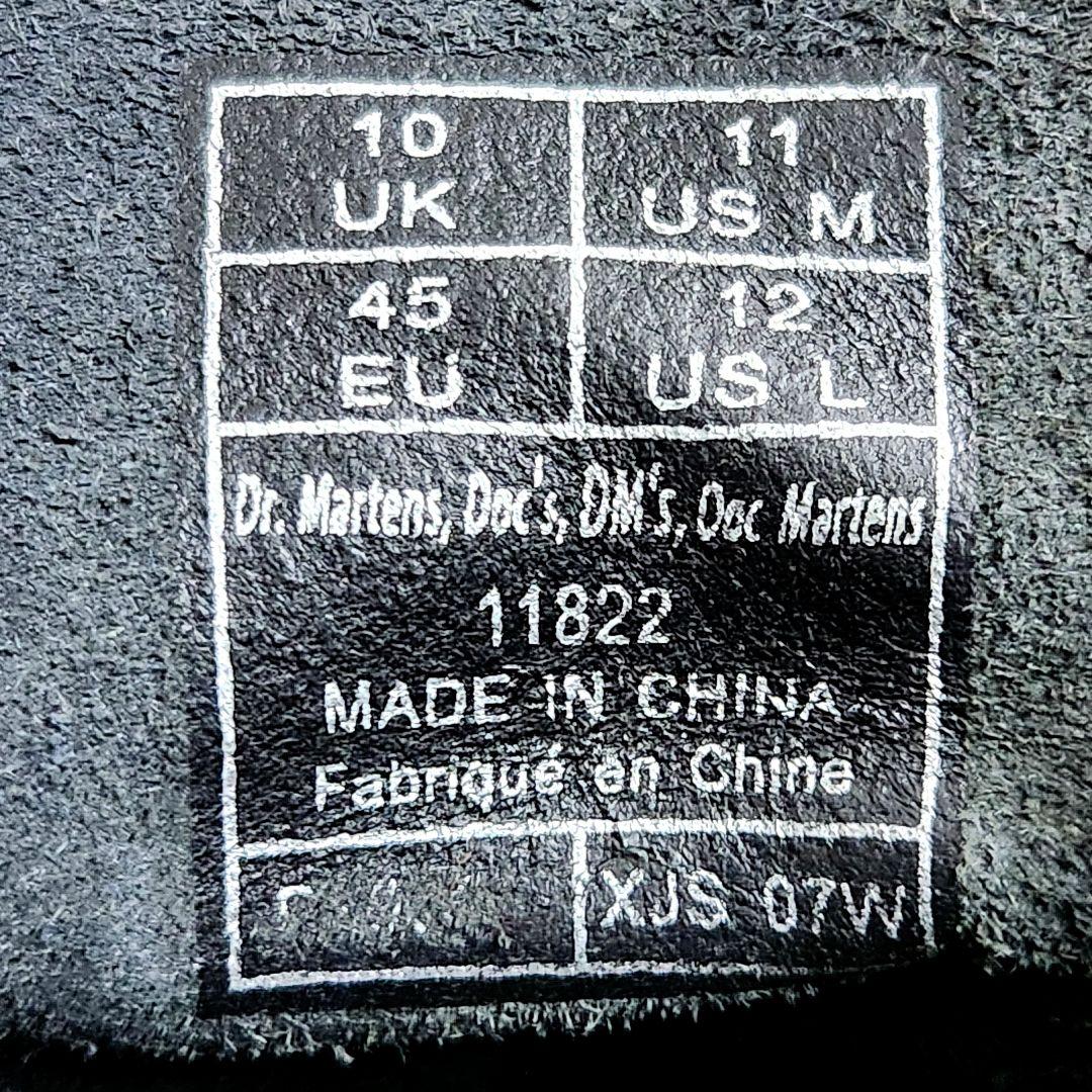 C*e様 希少　ドクターマーチン　本革　8ホール　ブーツ　ブラック　UK10　2