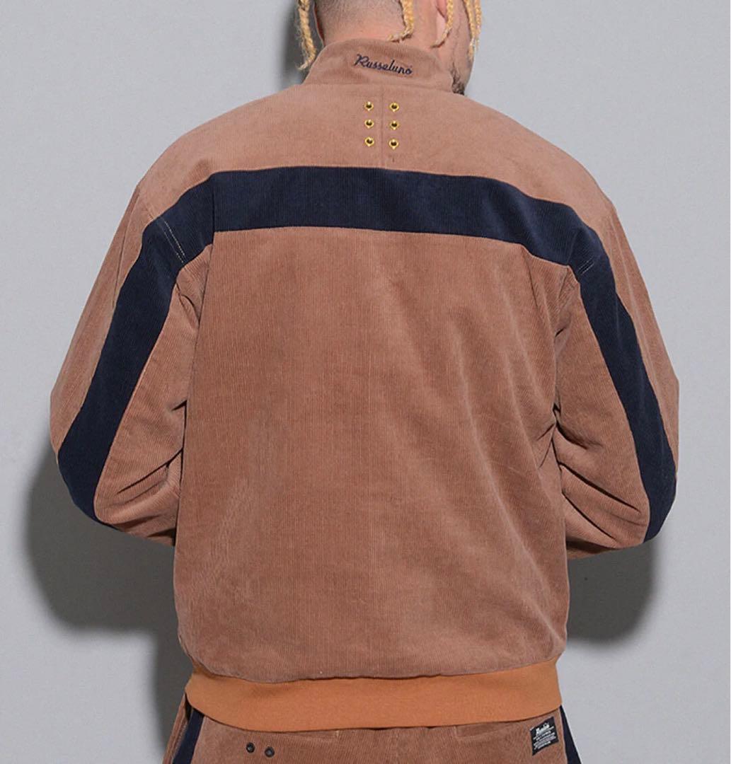 ラッセルノ ゴルフ キャディーバッグ コーデュロイ アノラック ブラウン L 5