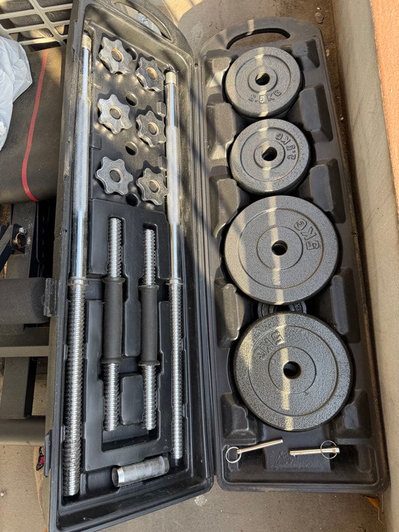 【中古】ダンベル 50kg ダンベル セット 筋トレ 鉄アレイアジャスタブル