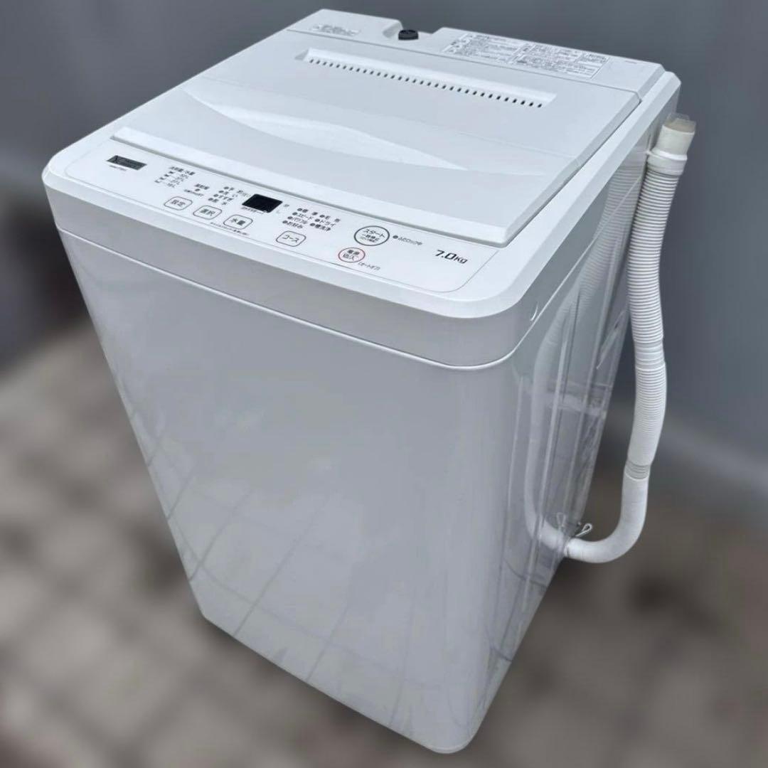 美品 YAMADA SELECT 2022年製 洗濯機 7kg ステンレス槽