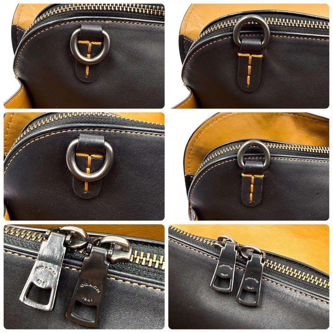 COACH コーチ ダコタ サッチェル 2way ショルダー バッグ ブラック