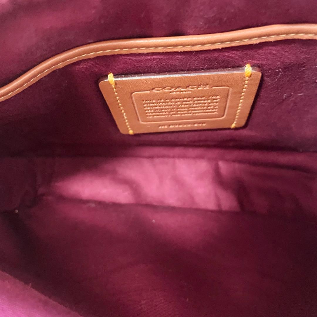 coach ショルダーバッグ カメラバッグ シグネチャー 白 斜め掛け