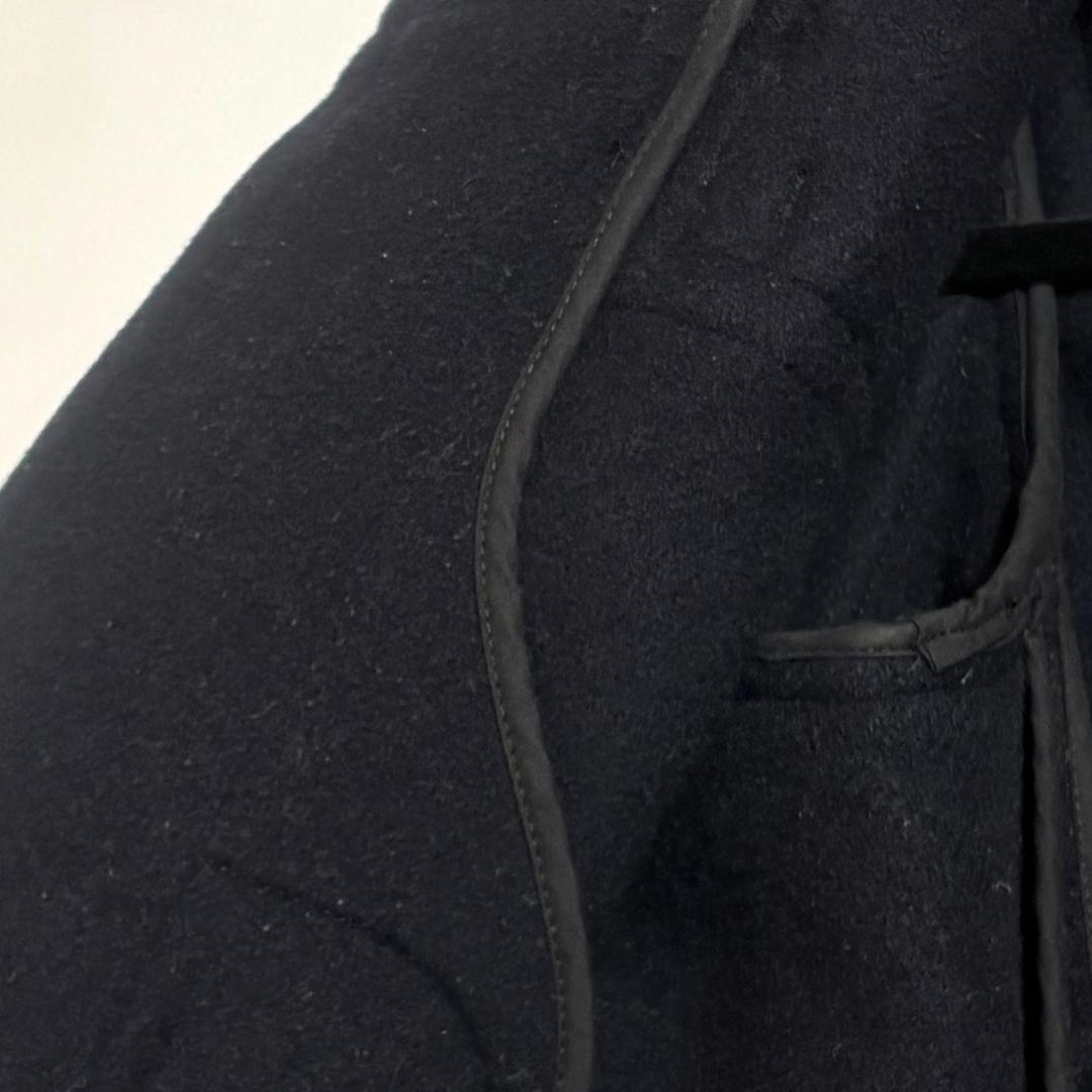 HYKE ダッフルコート フード トグルボタン ウール 日本製 M ネイビー