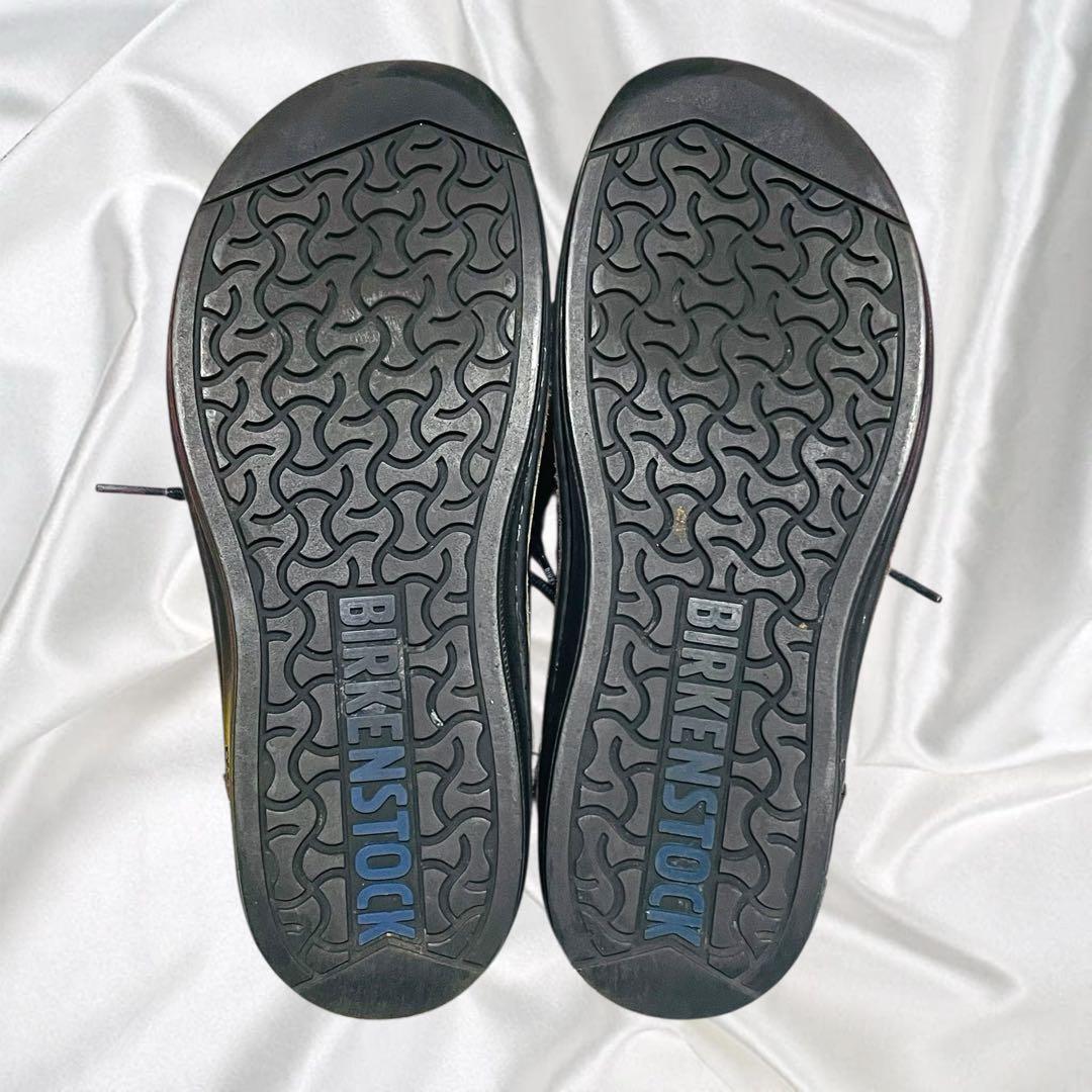 【ビルケンシュトック】美品メンフィス シボ革 レザー ダークブラウン 茶 23