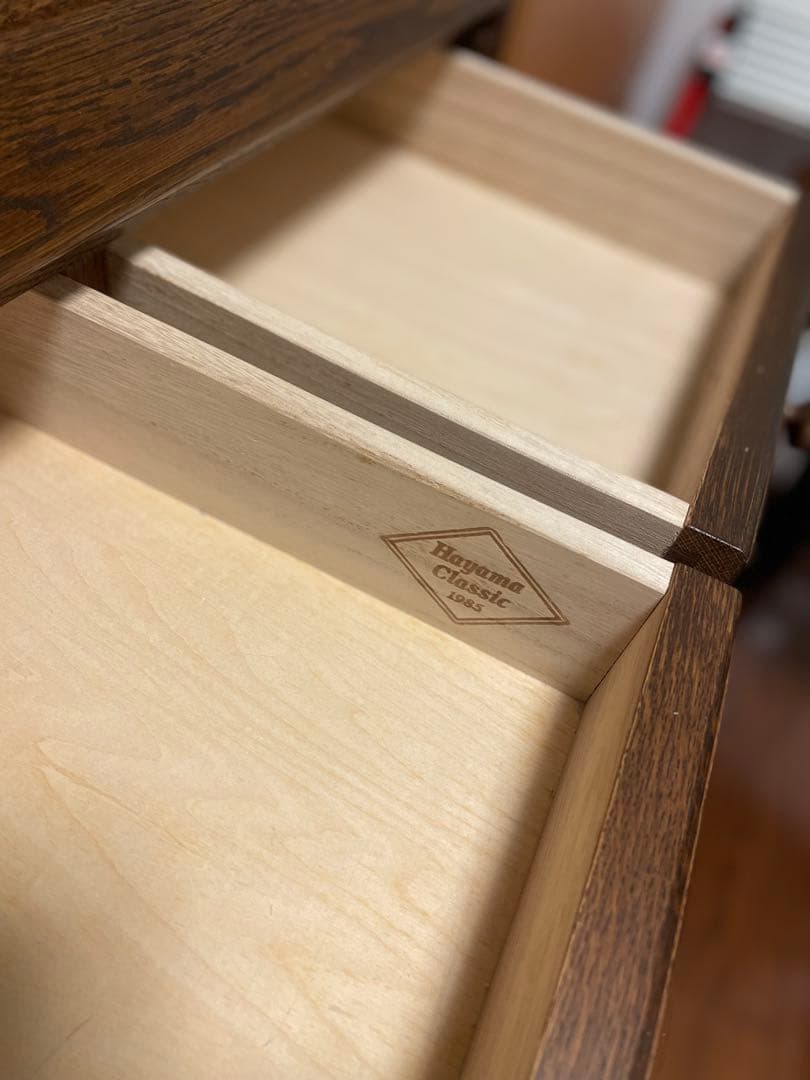 【葉山家具】No.CO-87 ライティングビューロー850（照明付）