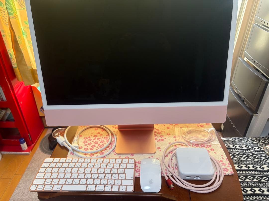 taka様用　iMac M1 24inch MGPM:美品　ピンク
