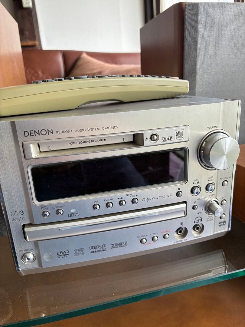 DENON　D-MG55DV　CD/DVD/MD一体型ホームシアターコンポ（1）