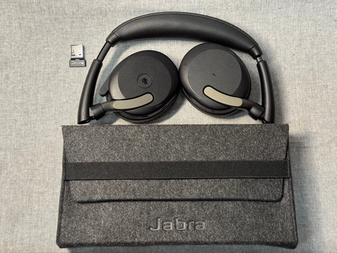 JABRA Evolve2 65 Flex最強ノイキャンマイク&折りたたみ&軽量