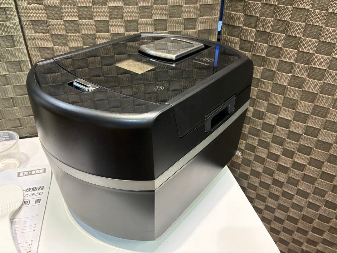 アイリスオーヤマ 炊飯器 5.5合 IHジャー RC-IF50-B