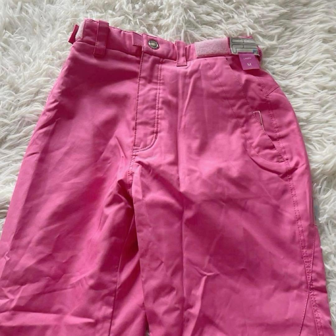 arg FILA 黒ピンク スキーウェア スノボーウェア上下セット Mレディース