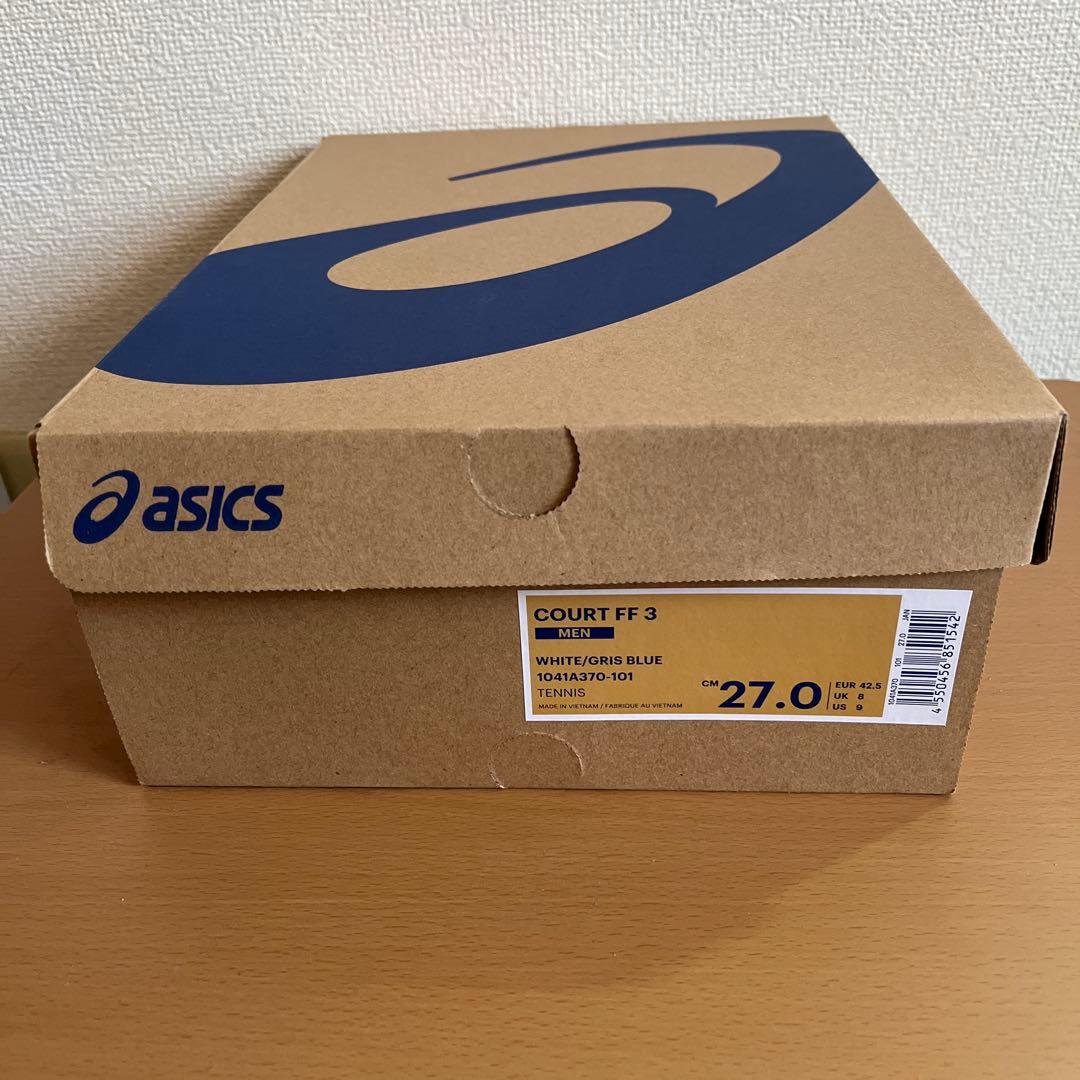 ⭐️美品 asics テニスシューズ　COURT FF 3 27㎝