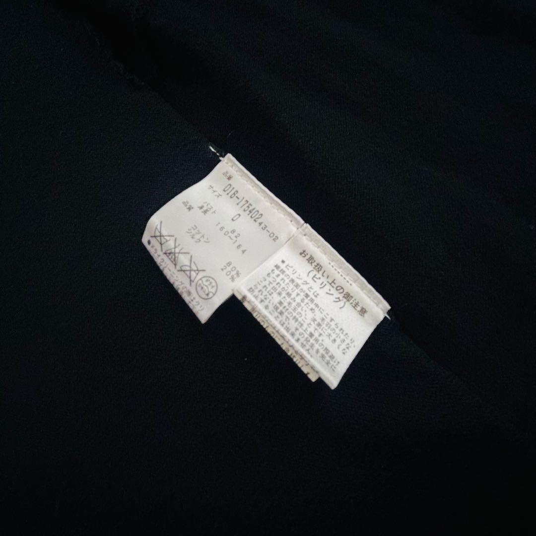 VIVIENNE TAM ✨ブラック カーディガン コットンシルクフラワー刺繍