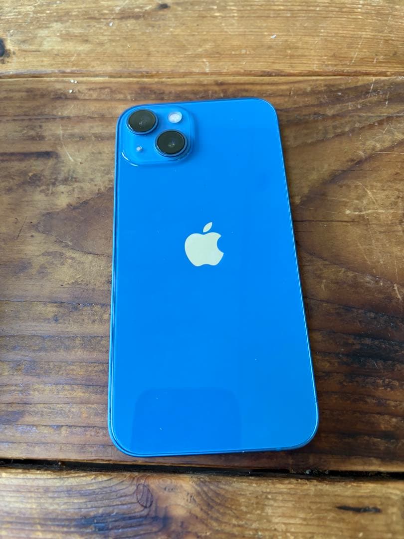 Apple iPhone 13 ブルー 充電ケーブル付